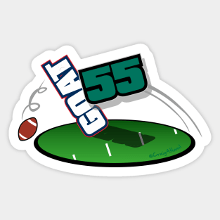 Philadelphia Eagles Brandon Graham Sack Fumble Sticker